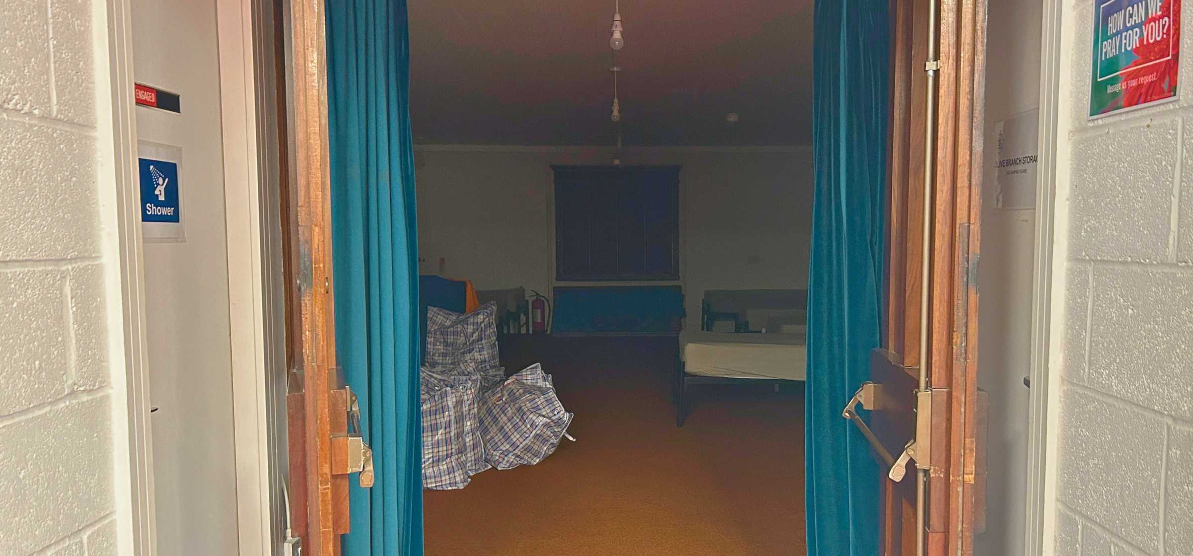 Getting sleeping area prepped_Olivia Everett.jpg