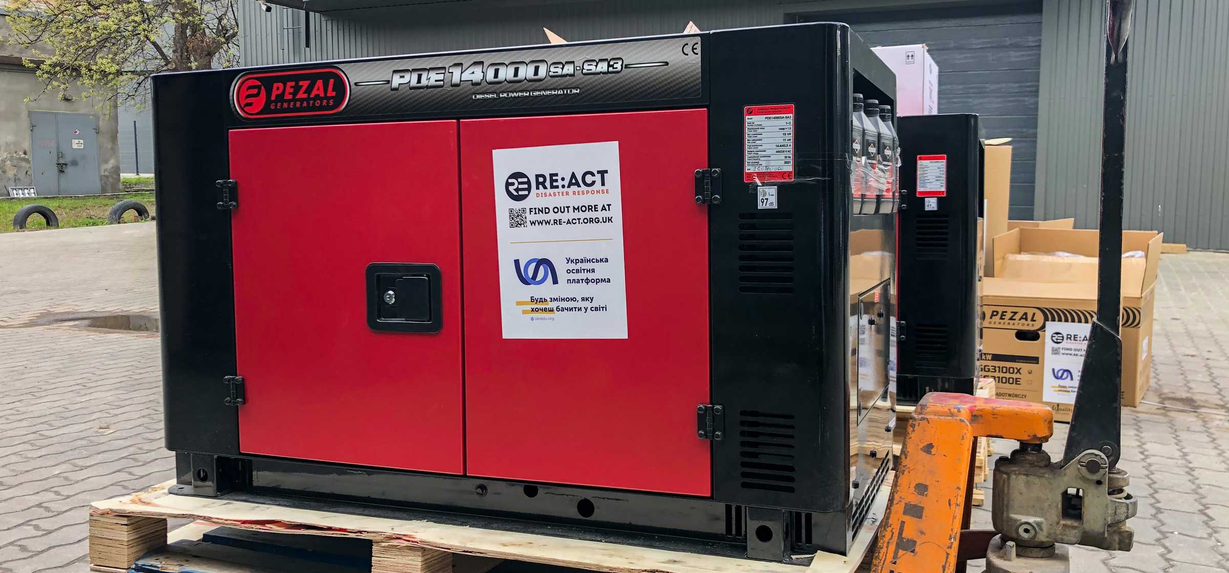 Aid Delivery_Adaptable Supply Management_Generator  delivered to Irpin Primary Care Centre_May 2022.jpeg